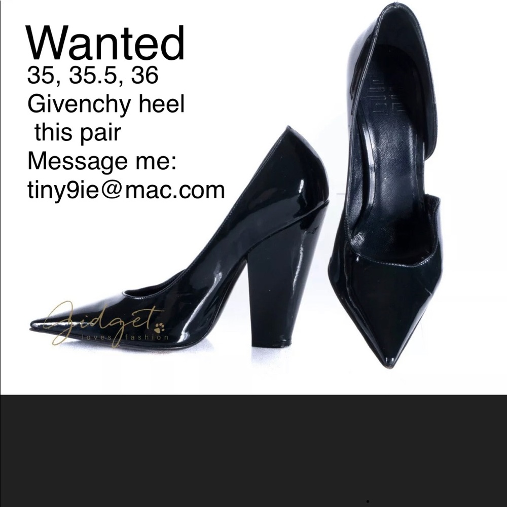 Wanted Givenchy patent pump